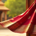 The timeless elegance of a Kanjivaram saree, weaving tradition into every fold.