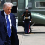 Donald Trump arrives in Saudi Arabia for a diplomatic visit with Gulf leaders during his second term.