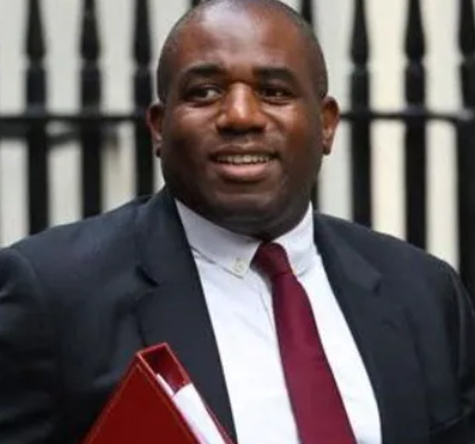 David Lammy, U.K. Foreign Secretary, speaking with reporters in Islamabad, Pakistan, about the ongoing U.K.-U.S. collaboration for a permanent India-Pakistan ceasefire.