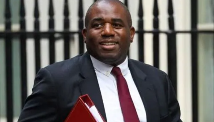 David Lammy, U.K. Foreign Secretary, speaking with reporters in Islamabad, Pakistan, about the ongoing U.K.-U.S. collaboration for a permanent India-Pakistan ceasefire.