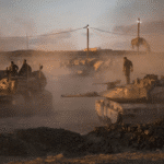 Israeli soldiers and reservists preparing for the Gaza City offensive amid manpower shortages.