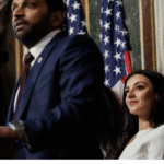 Alexis Wilkins, country singer and girlfriend of FBI Director Kash Patel, who is suing ex-agent Kyle Seraphin for defamation over Israeli spy claims.