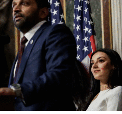 Alexis Wilkins, country singer and girlfriend of FBI Director Kash Patel, who is suing ex-agent Kyle Seraphin for defamation over Israeli spy claims.