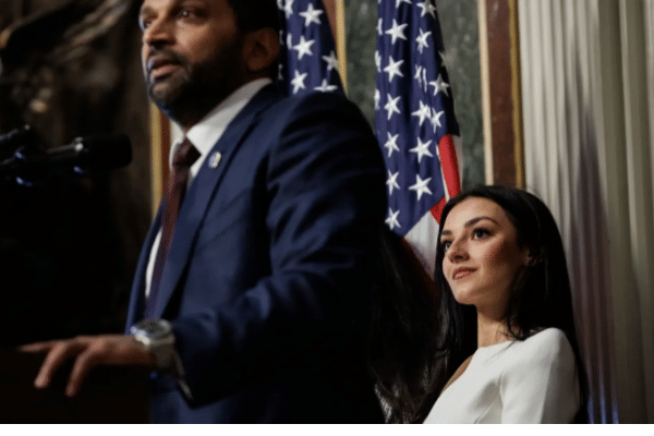 Alexis Wilkins, country singer and girlfriend of FBI Director Kash Patel, who is suing ex-agent Kyle Seraphin for defamation over Israeli spy claims.