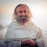 Sri Sri Ravi Shankar, Indian spiritual leader and founder of The Art of Living Foundation, speaking about meditation and global peace.