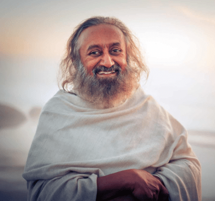 Sri Sri Ravi Shankar, Indian spiritual leader and founder of The Art of Living Foundation, speaking about meditation and global peace.