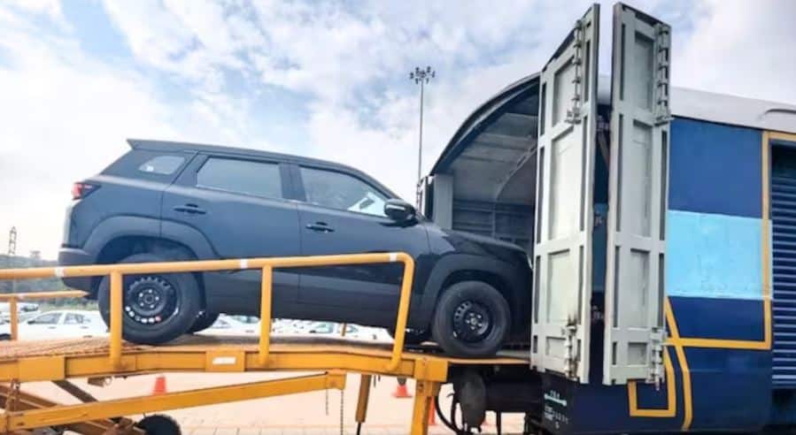 Maruti Suzuki dispatches vehicles by rail as part of green logistics strategy in 2025