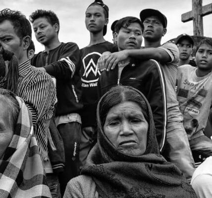 Protest against uranium mining in West Khasi Hills Meghalaya led by local communities