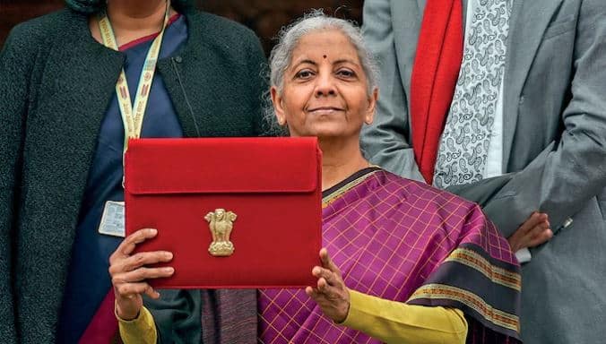 Finance Minister Nirmala Sitharaman presenting Union Budget 2026-27 in Parliament