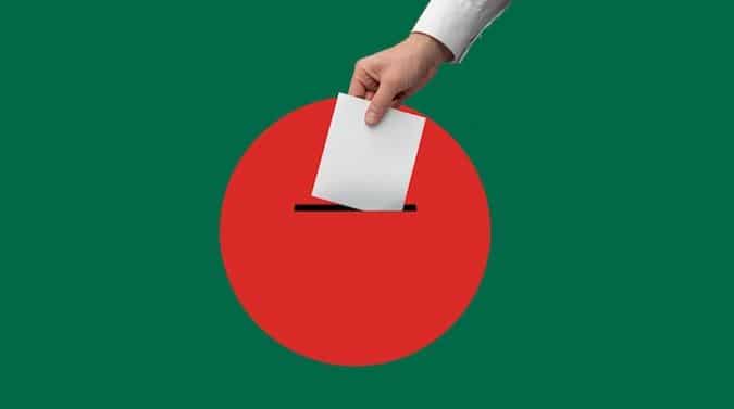 Voters in Bangladesh during the first general election after Sheikh Hasina government